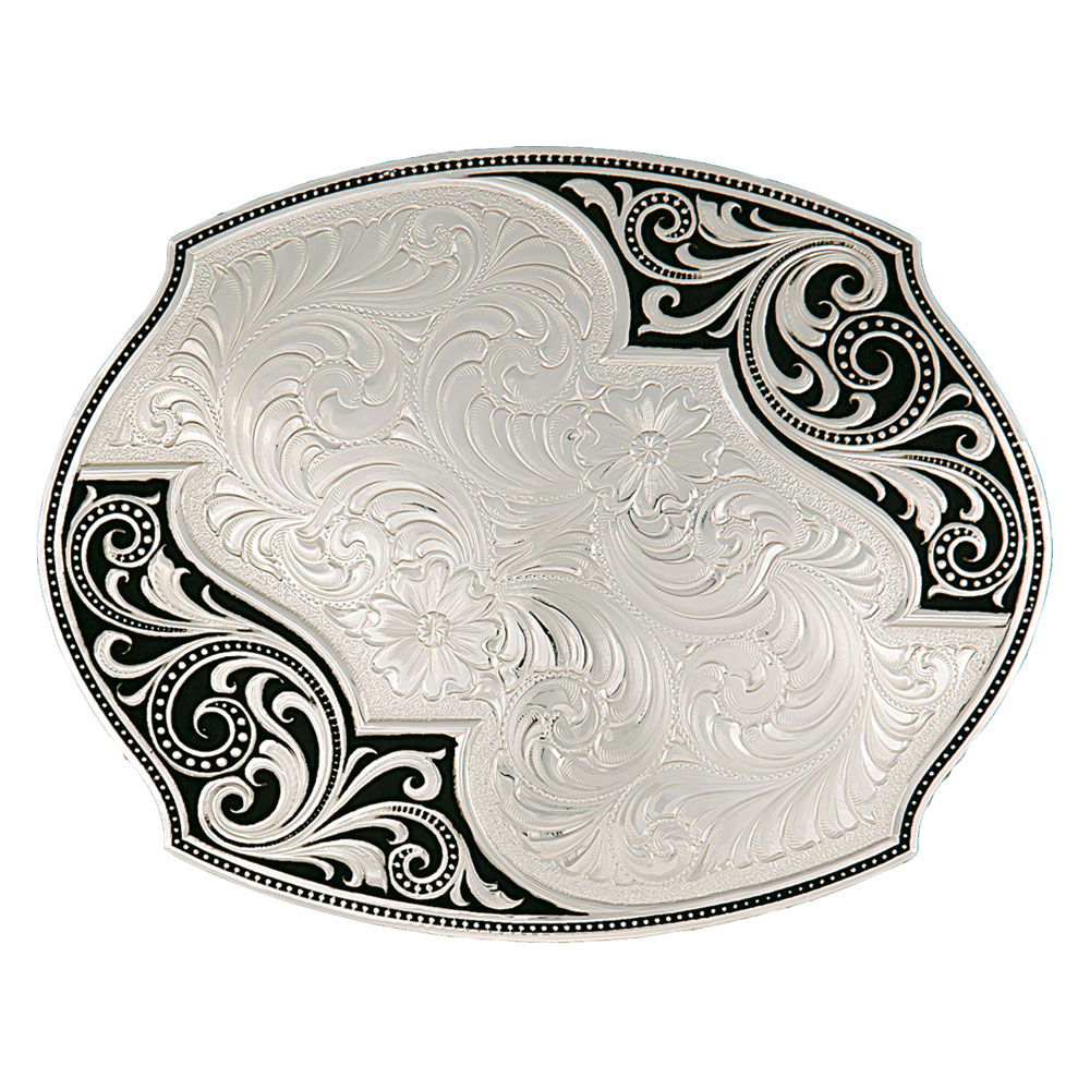 Scalloped Praying Cowboy Buckle - AndWest