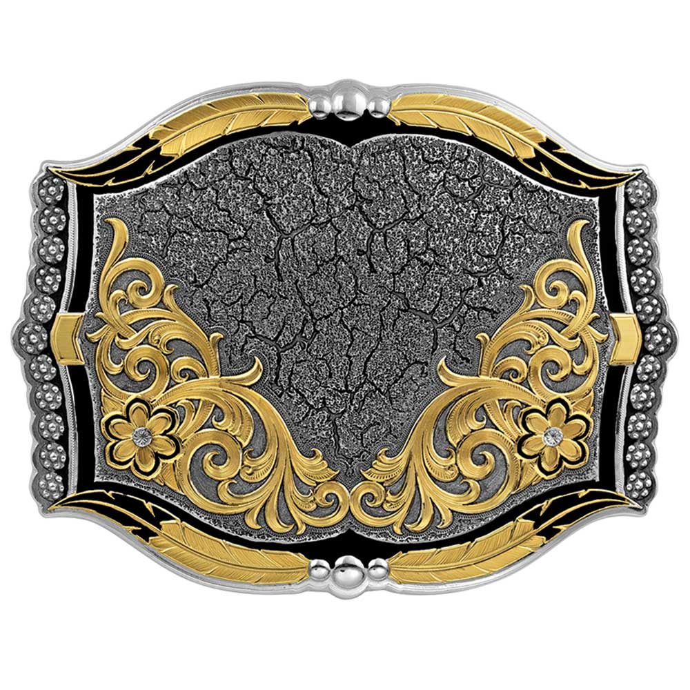 Cracked Earth Custom Buckle