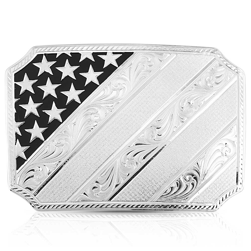 All American Silver Buckle