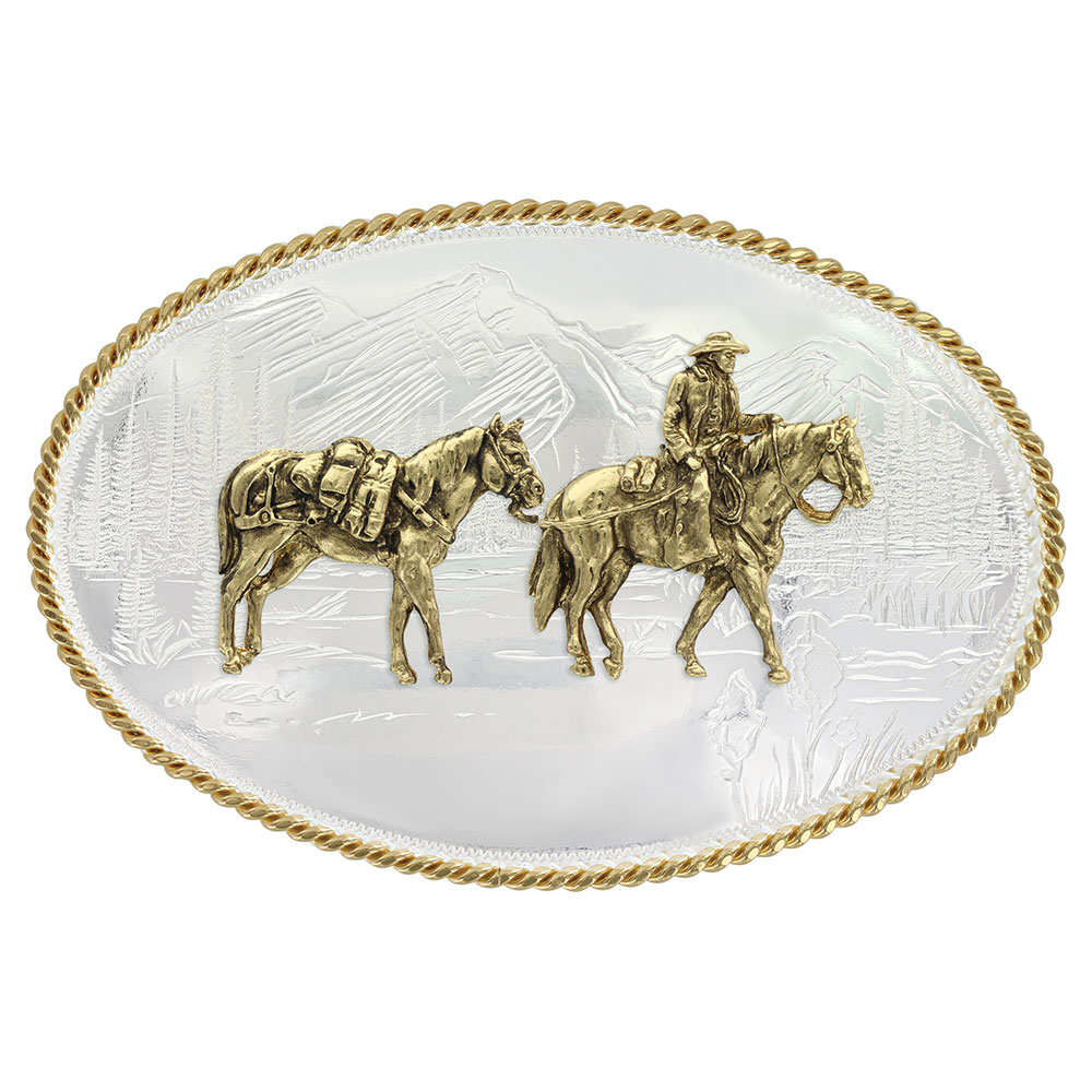 Montana Silversmiths Bronc Rider Western Belt Buckle - Jackson's Western