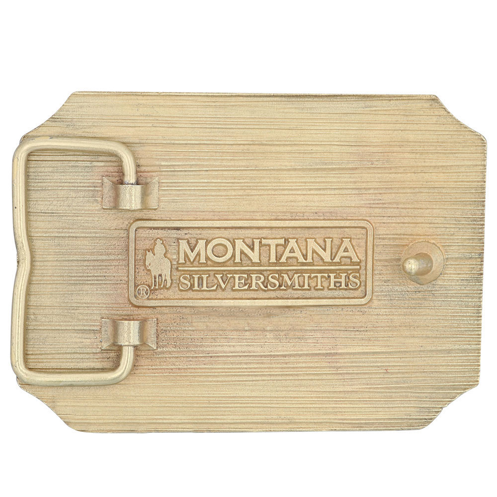 Montana Silversmith Attitude Buckle - Brass Eagle - Stampede Tack