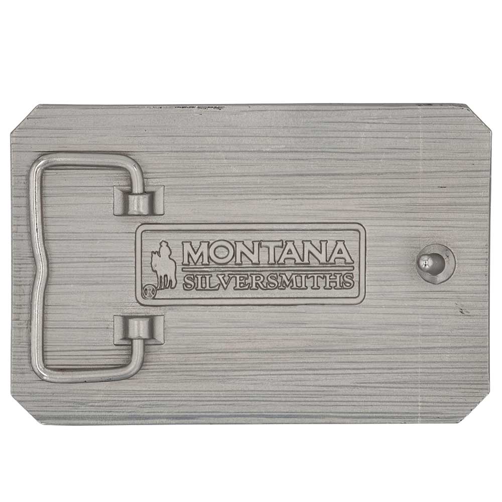 Trimmed Square American Flag Attitude Belt Buckle
