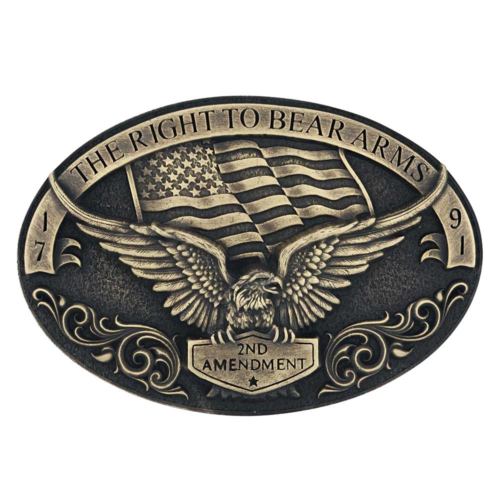 Soaring Eagle Arms Attitude Belt Buckle | Montana Silversmiths