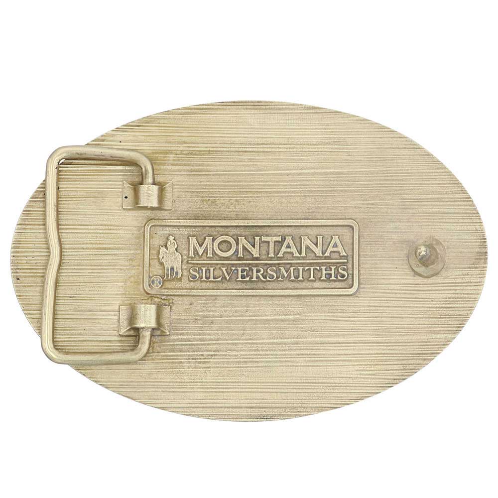 Montana Silversmith Attitude Buckle - Brass Eagle - Stampede Tack