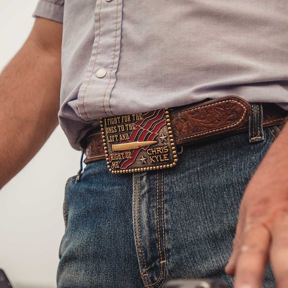 Two-Tone Liberty Belt Buckle