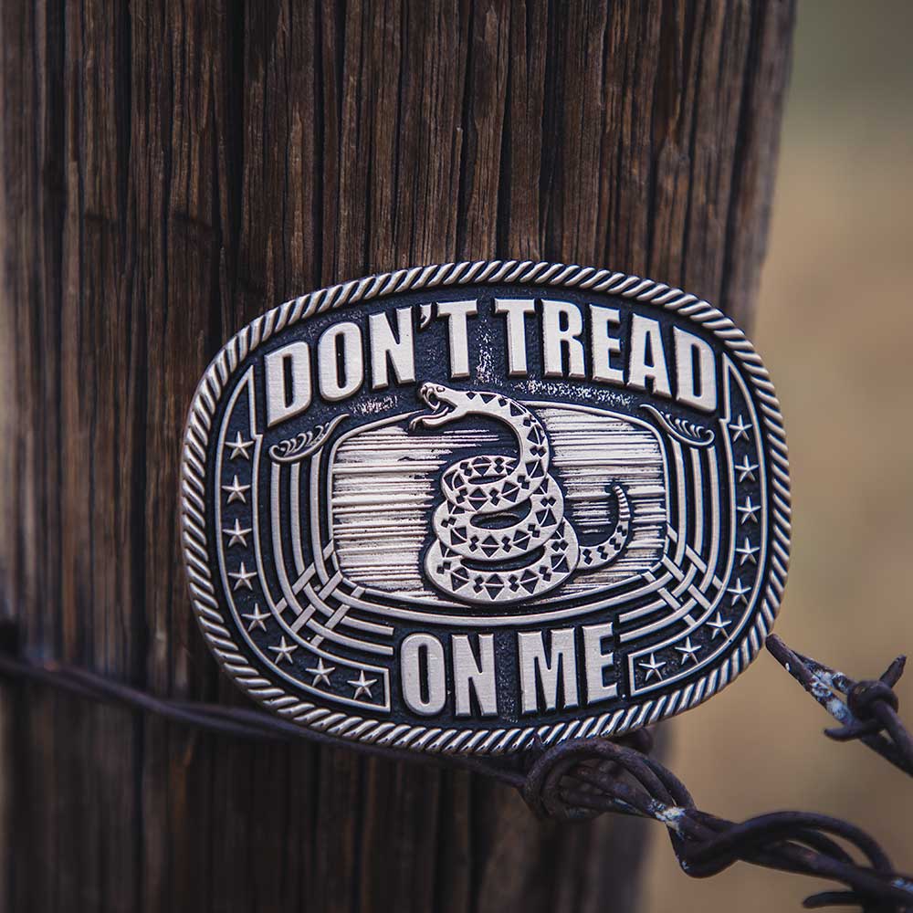 Don't Tread On Me Roped Attitude Buckle