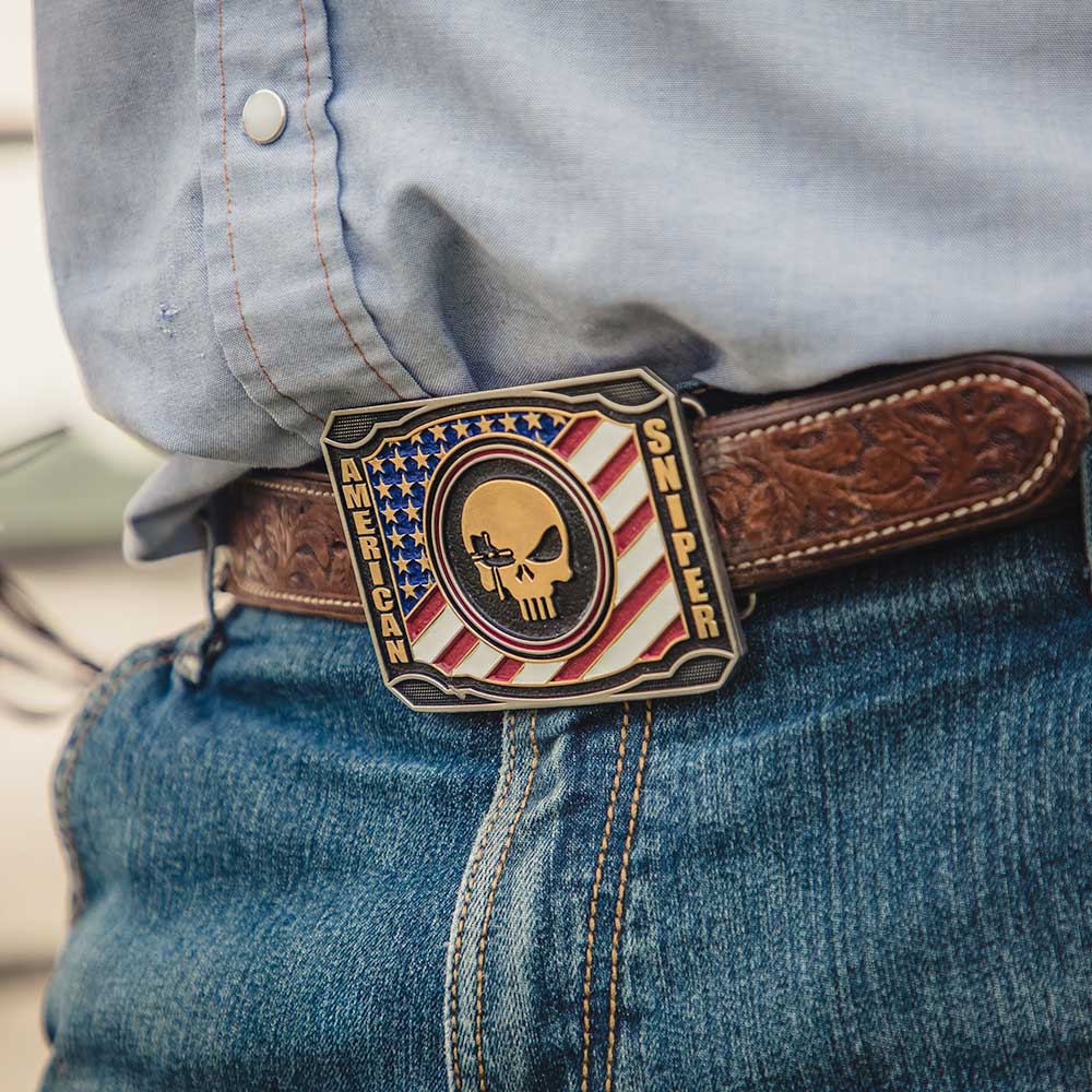 Patriotic Duty Chris Kyle Attitude Belt Buckle