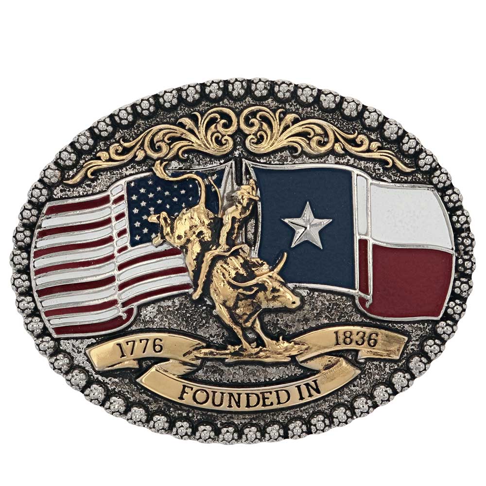 Texas 1836 Attitude Belt Buckle