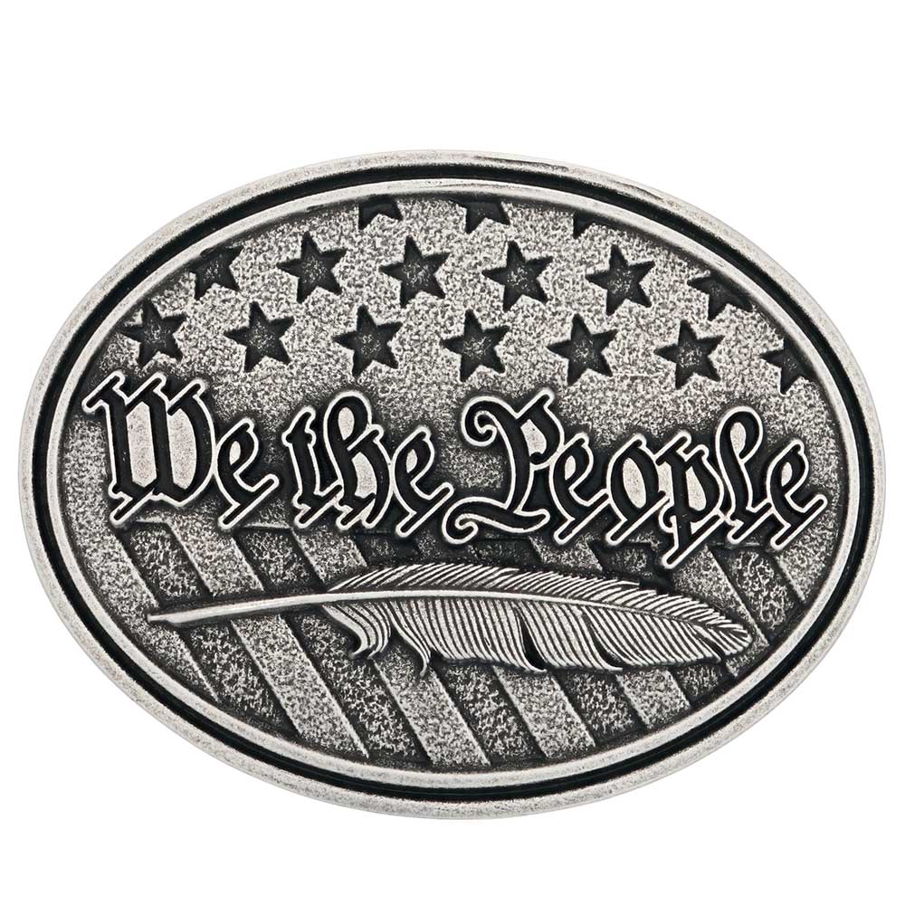 We the People Attitude Buckle