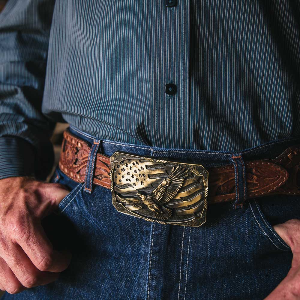 Forever Free Heritage Attitude Buckle | Montana Silversmiths