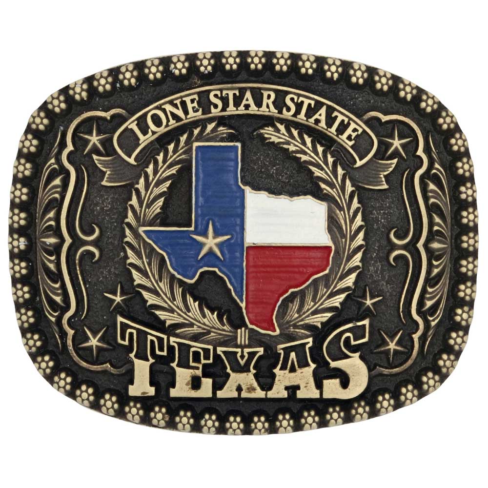 Lone Star Heritage Attitude Buckle Montana Silversmiths