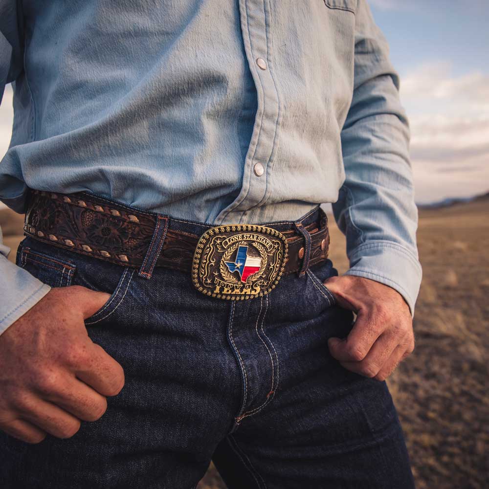 Lone Star Heritage Attitude Buckle