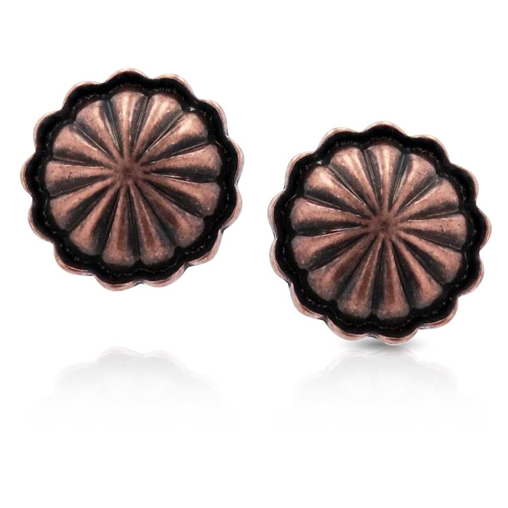Blossoming Copper Attitude Earrings