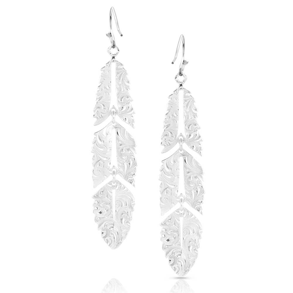 Freedom Feather American Made Earrings