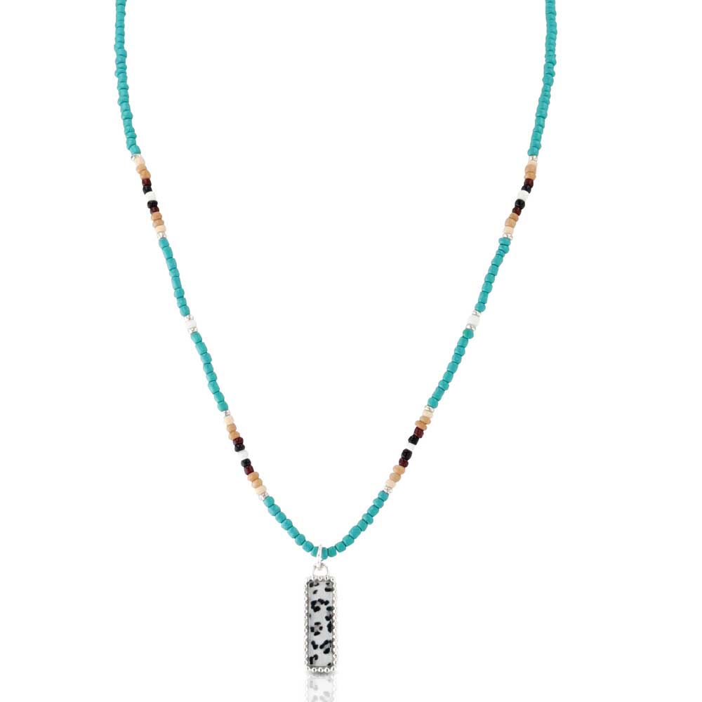 Serengeti Sunrise Beaded Attitude Necklace