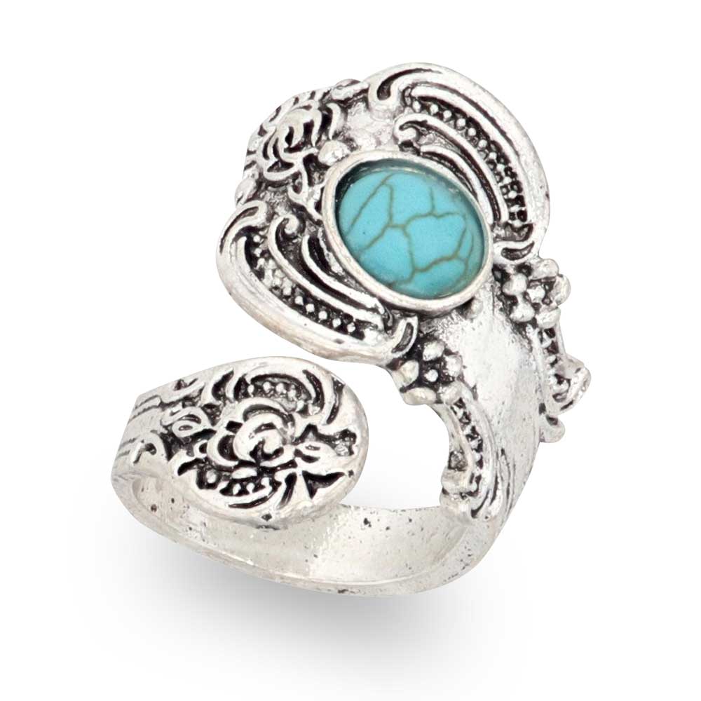 Treasured Turquoise Attitude Ring
