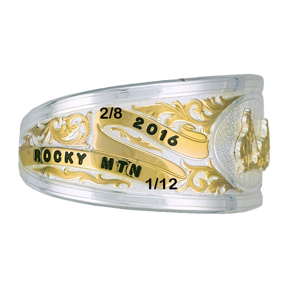 The Scherlie Two-Tone Trophy Cuff Bracelet BC1056