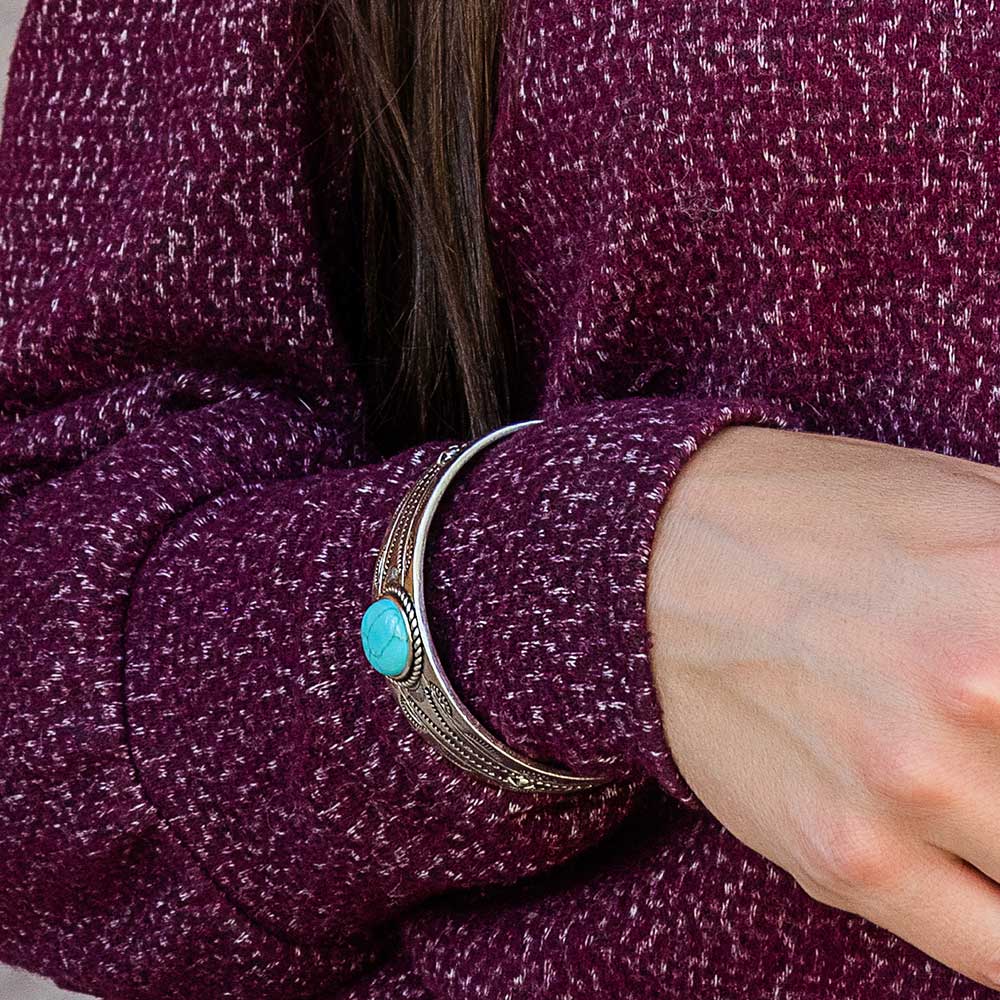 Into the Blue Turquoise Cuff Bracelet
