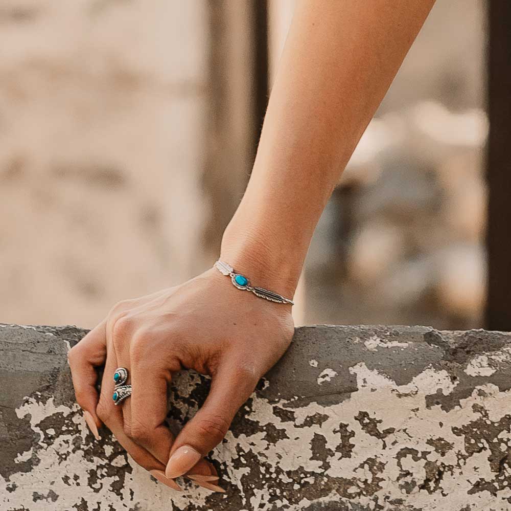 From The Ground Up Turquoise Bracelet
