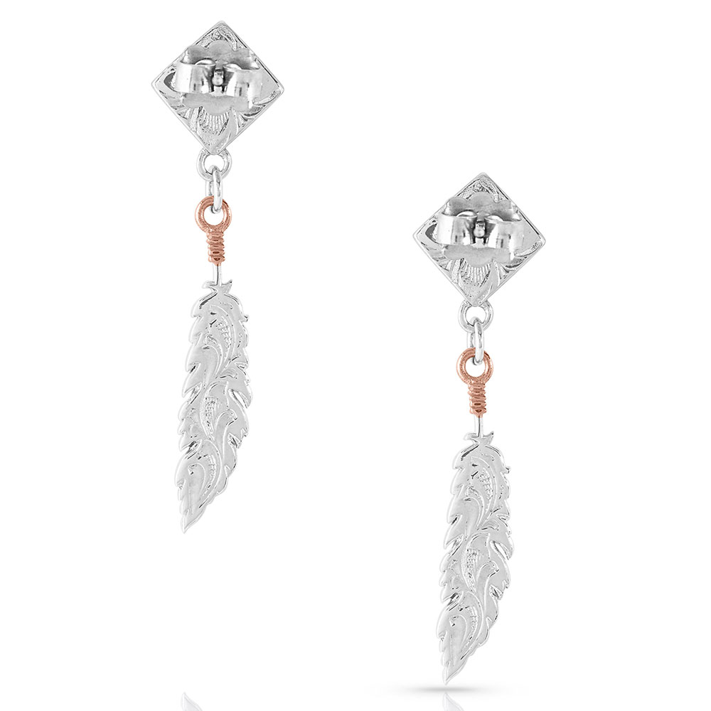 American Legends Feather Earrings | Montana Silversmiths