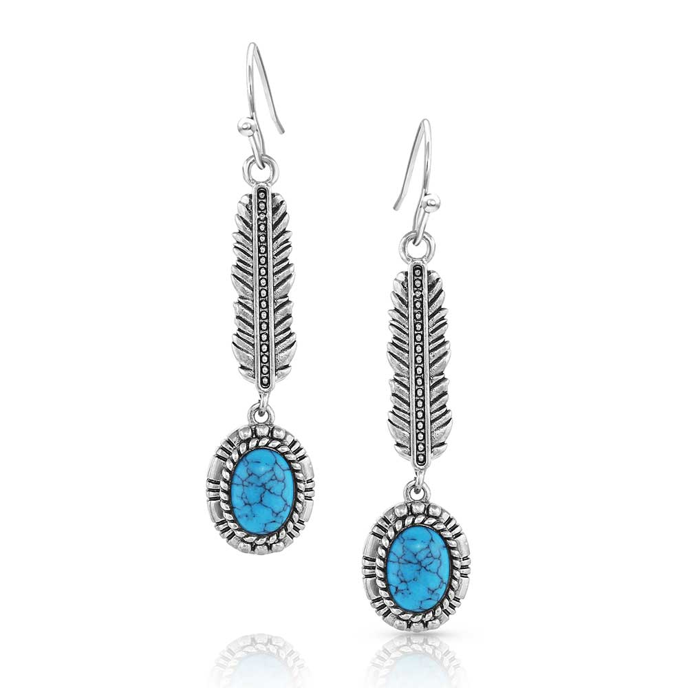 From the Ground Up Turquoise Earrings