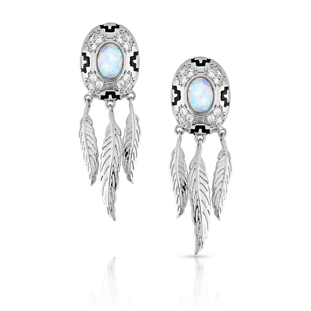 Divine Touch Opal Earrings
