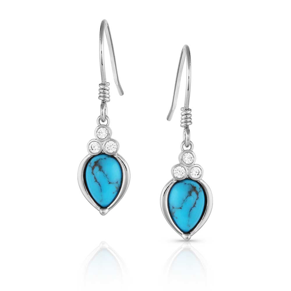 Tip of the Iceberg Turquoise Earrings