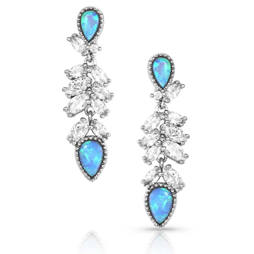 Mystic Falls Opal Crystal Earrings
