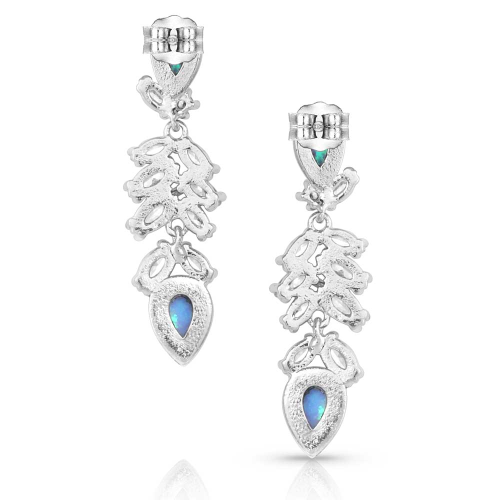 Mystic Falls Opal Crystal Earrings