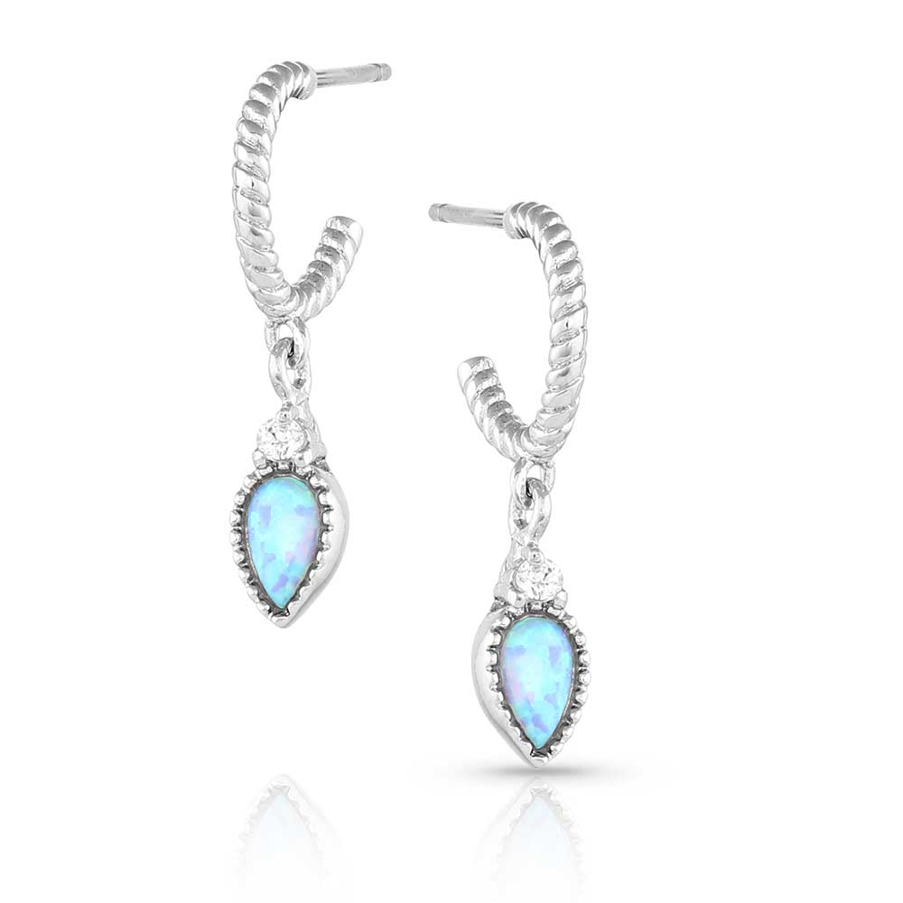Petite Charm Opal Earrings