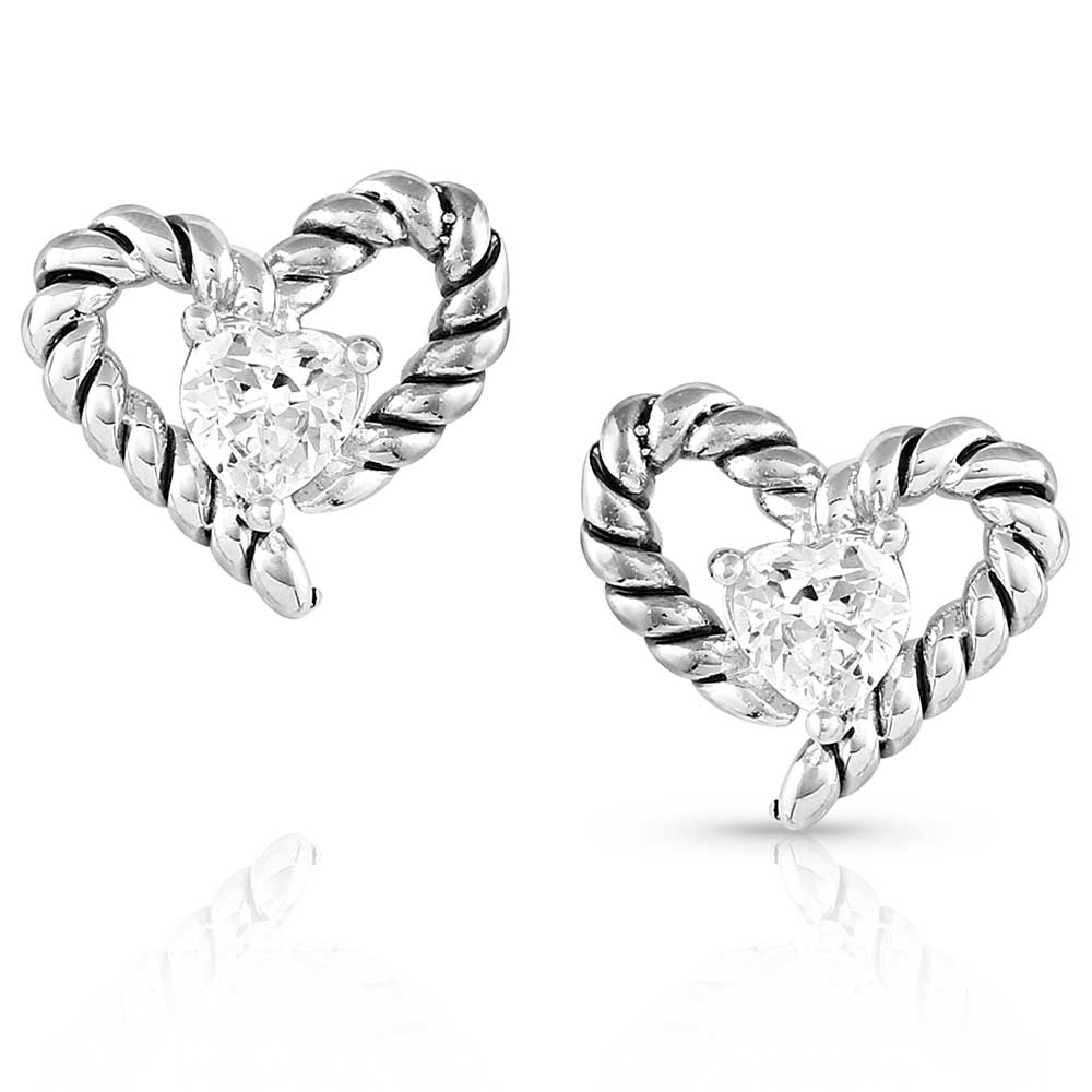 Flirty Love Crystal Rope Earrings
