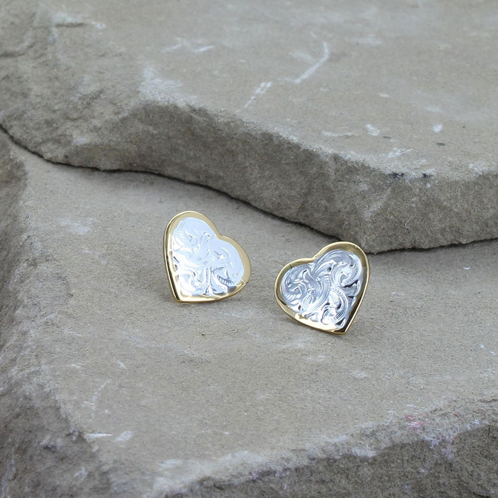 Classic Montana Heart Earrings