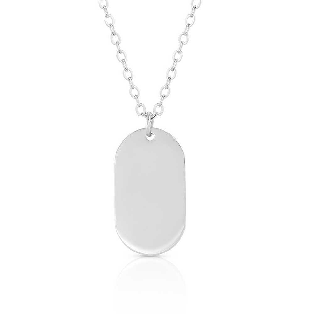 Fearless Rounded DogTag Necklace