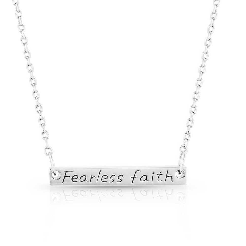 Fearless Faith Bright Bar Necklace