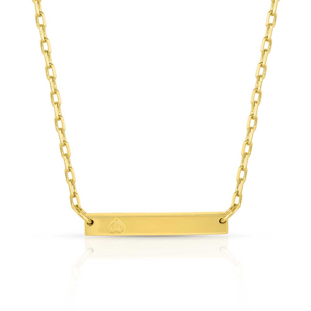 Fearless Faith Bar Necklace