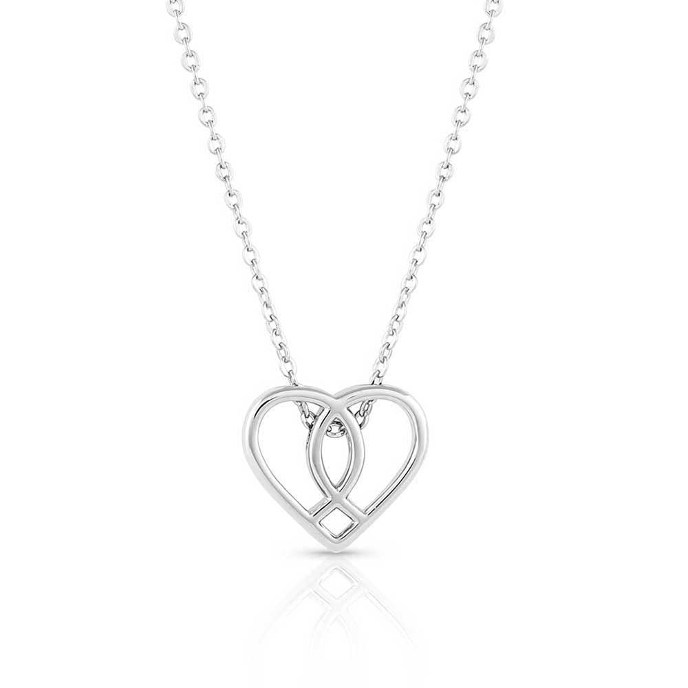 Connected in Faith Light Heart Necklace