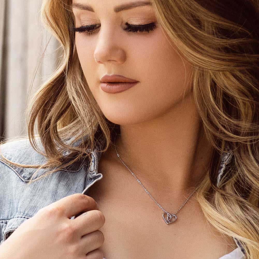 Connected in Faith Light Heart Necklace