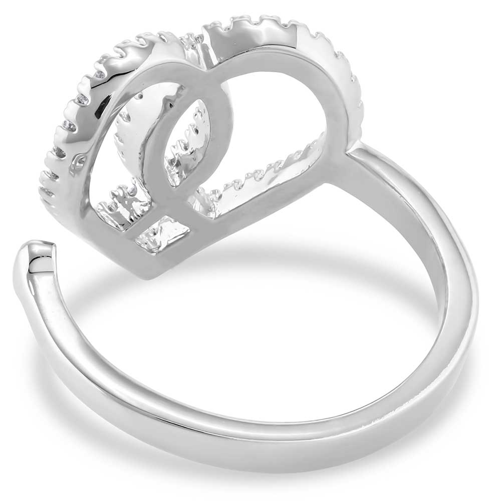 Connected in Faith Light Heart Ring