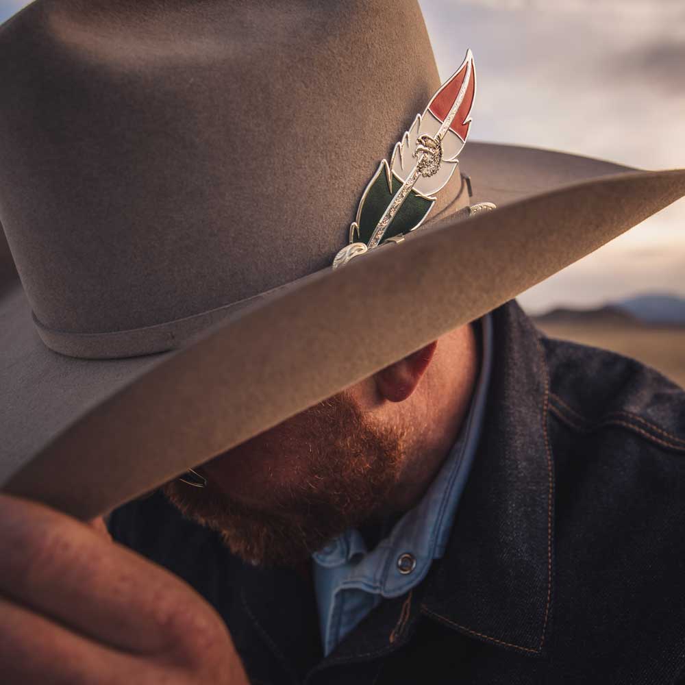 Stetson store hat feathers