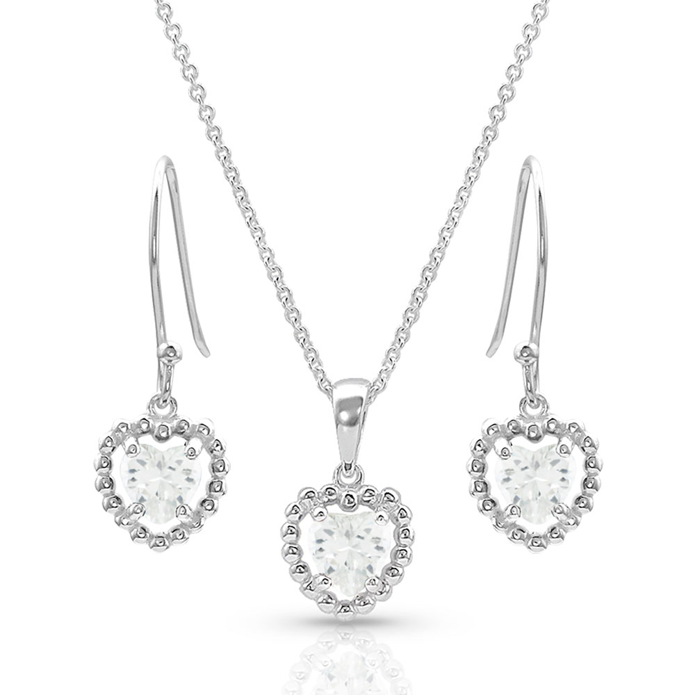 Search results for: 'Matching heart necklace and earrings