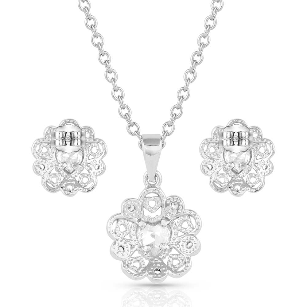 Hidden Hearts Crystal Jewelry Set