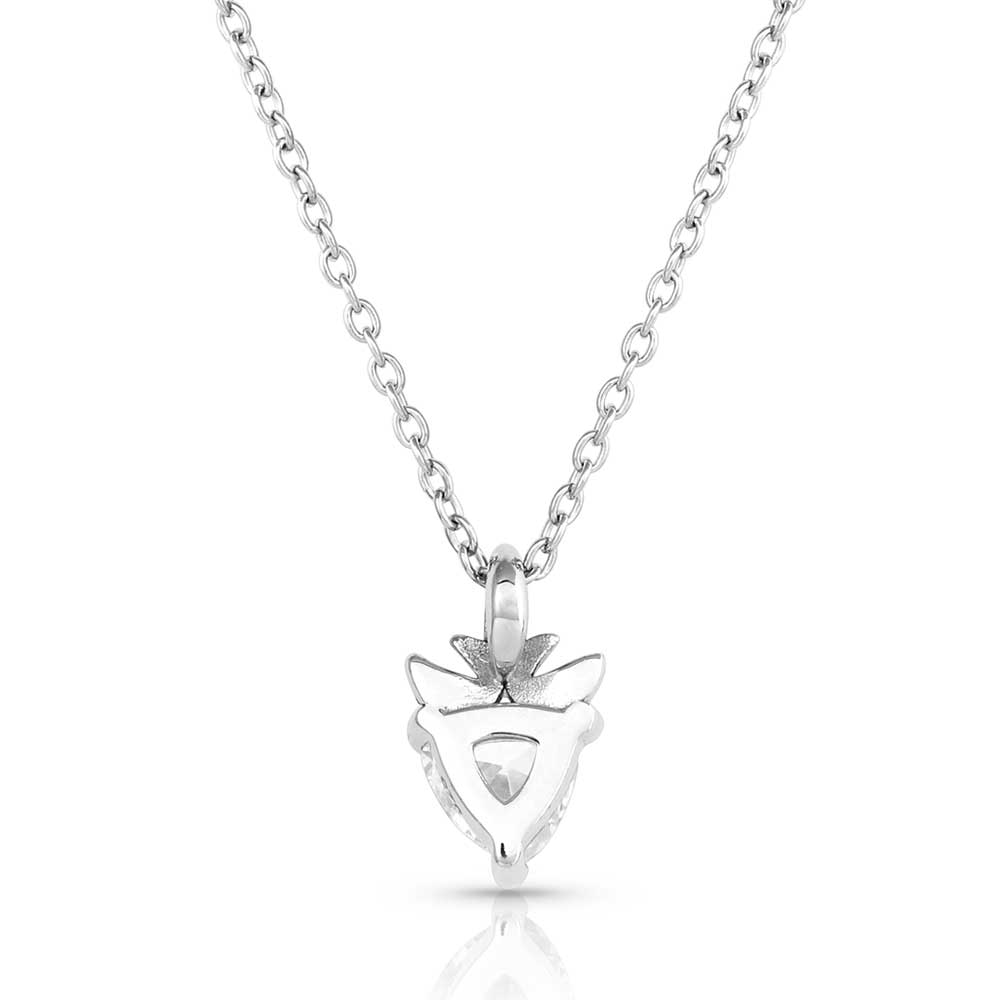 Glacial Arrowhead Crystal Necklace