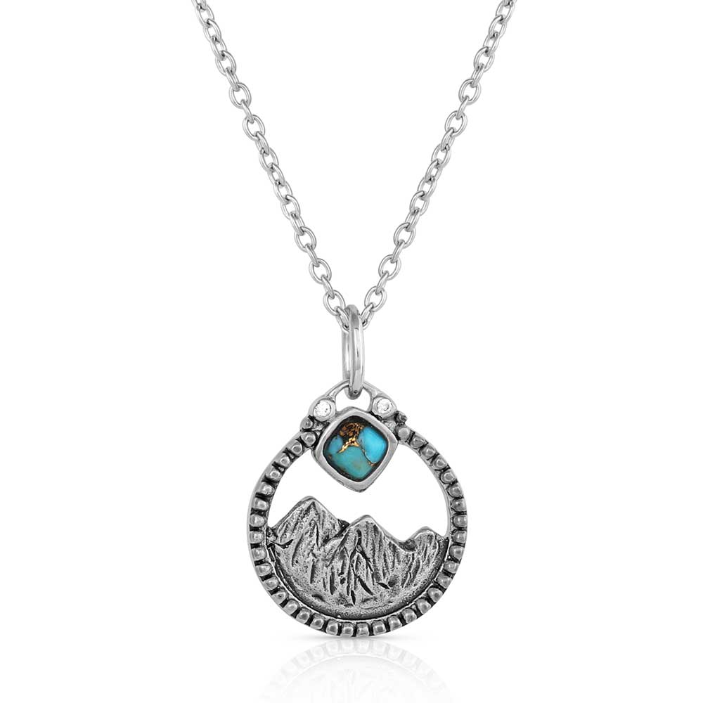 Moonlight Mountains Turquoise Necklace