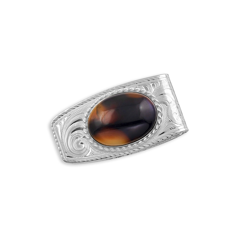 No Two The Same Agate Money Clip