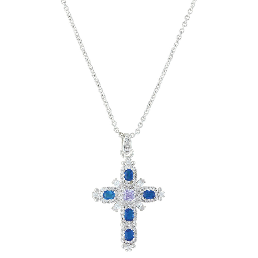River of Lights Budded Cross Necklace