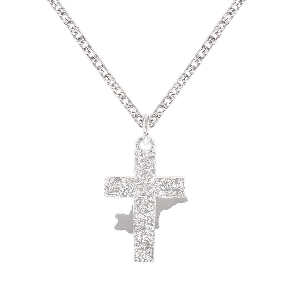 Bullrider Cross Necklace