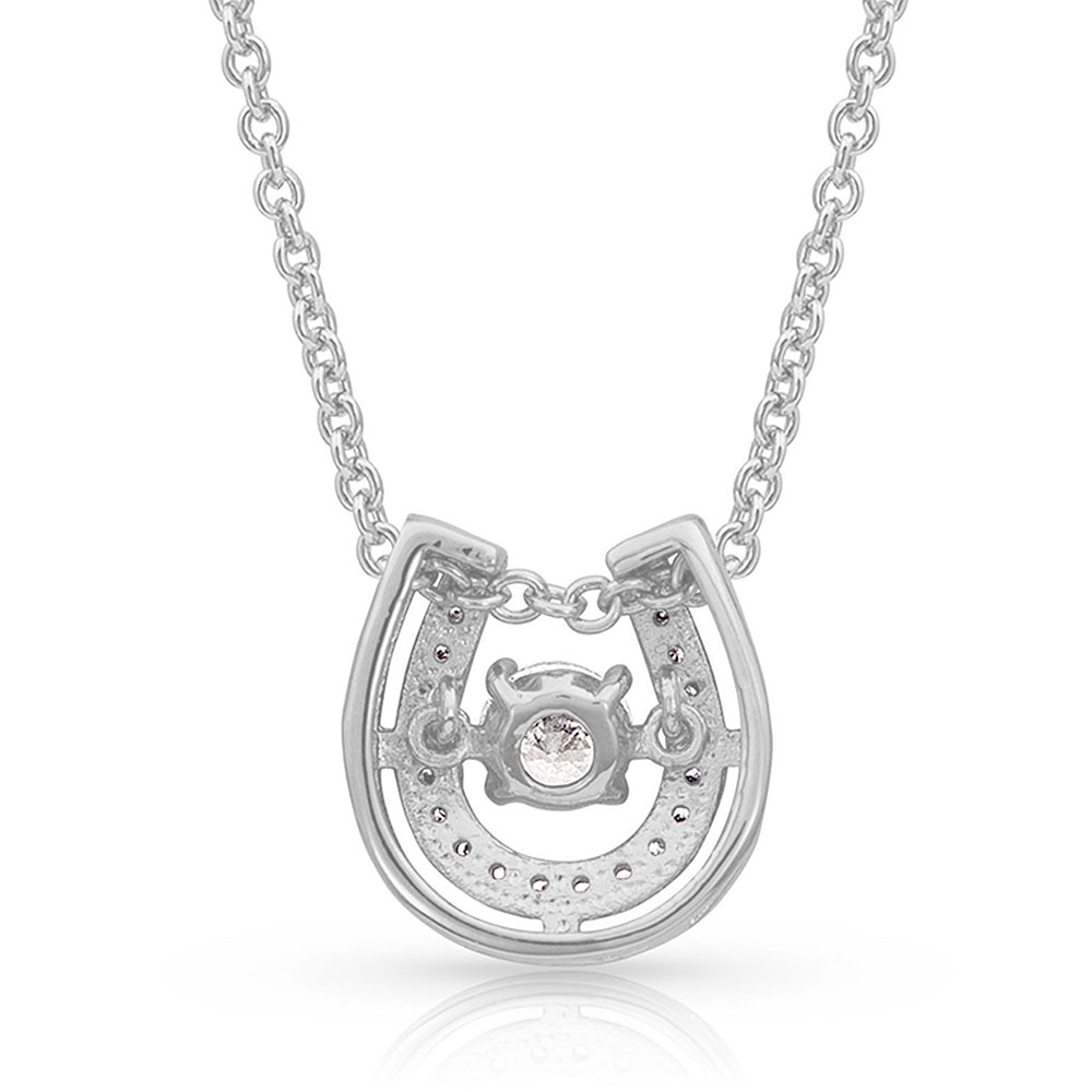 Dancing with Luck Horseshoe Necklace