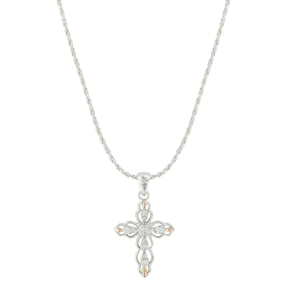 Against the Light Cross Necklace