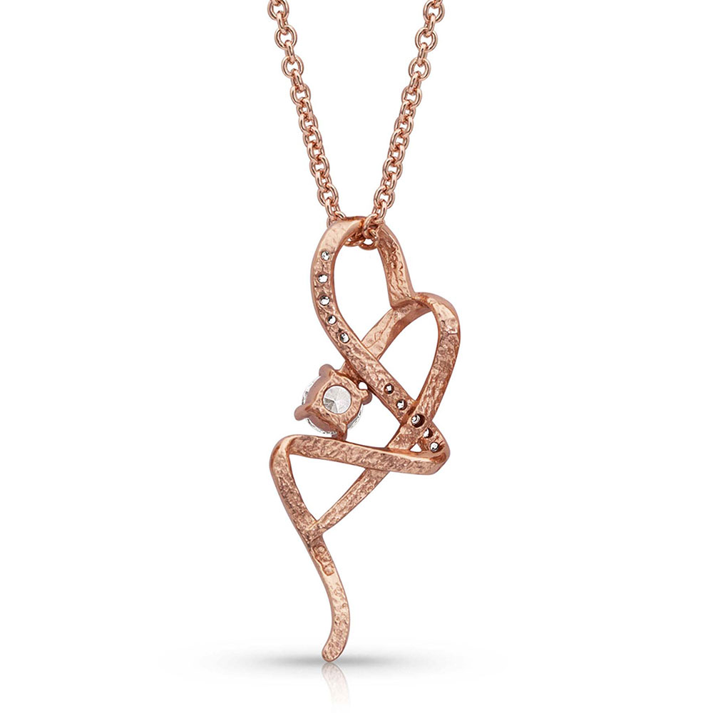 It's Rose Gold Complicated Necklace
