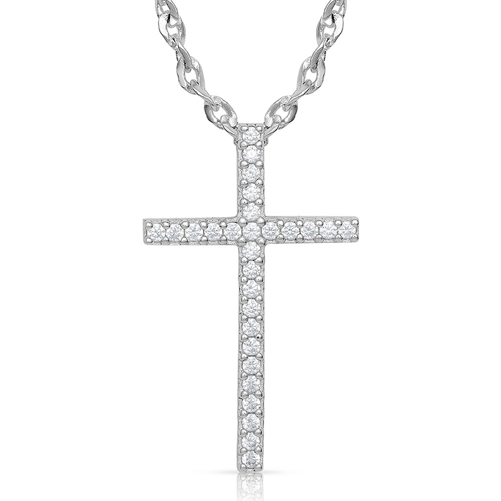 Dazzling in Faith Cross Necklace
